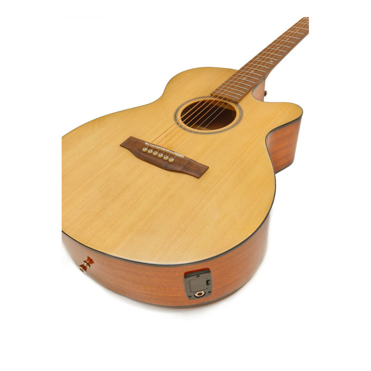 Ga-40-spruce-q Gloss Guitarra Bamboo Acustica Brillante Eq